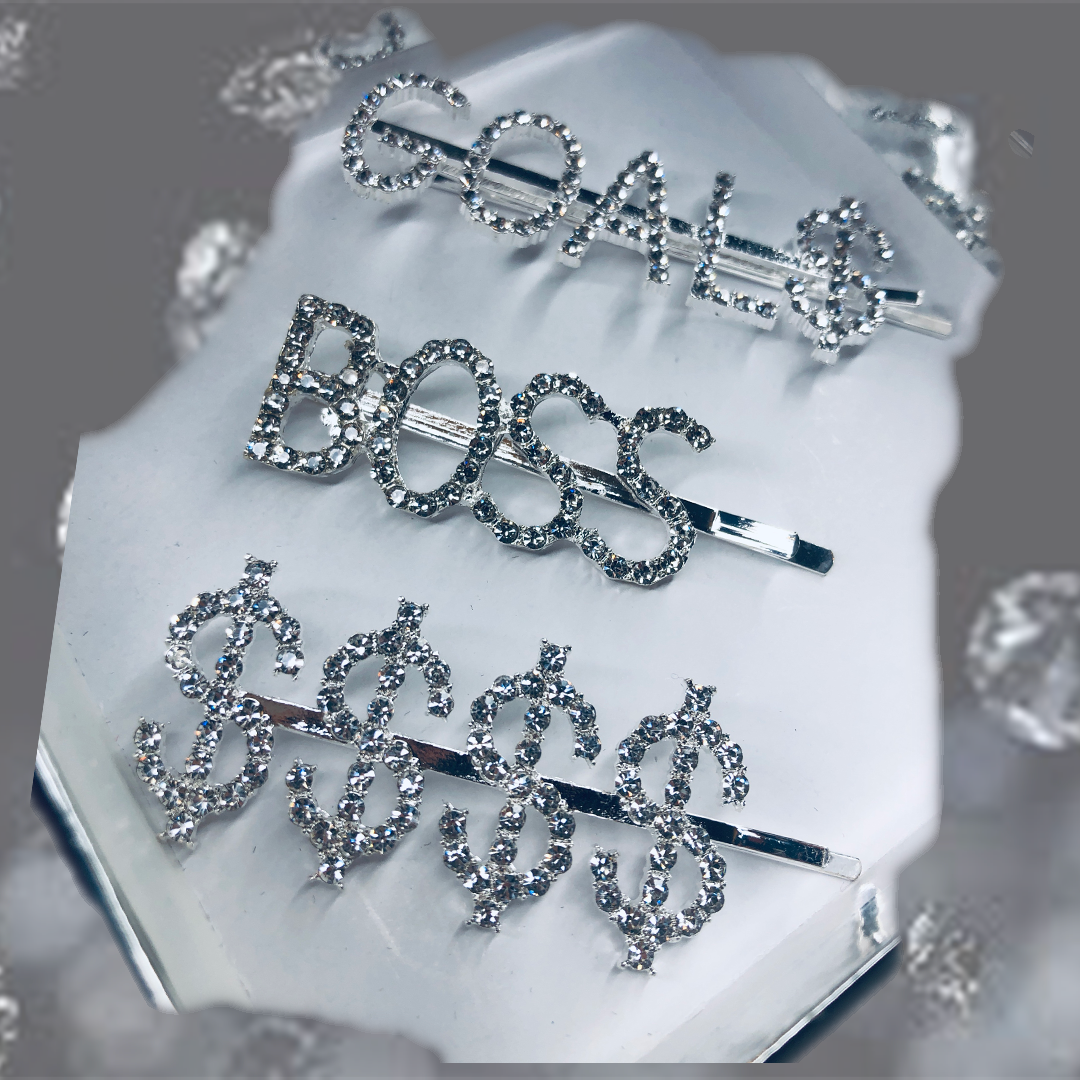 1PC crystal hairpins